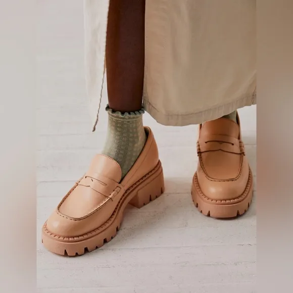 Free People Lyra Lug Sole Loafers Shoes