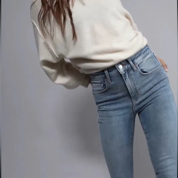 Free People We The Free Raw High-Rise Jegging In Sierra Wash
