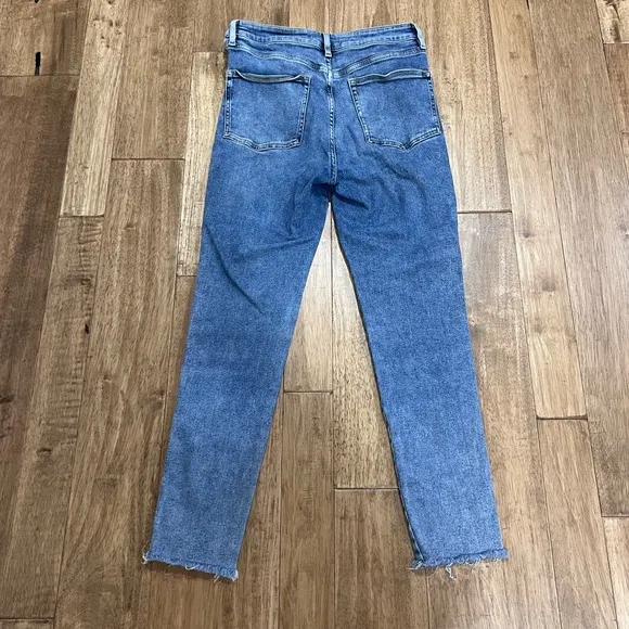 Free People We The Free Raw High-Rise Jegging In Sierra Wash