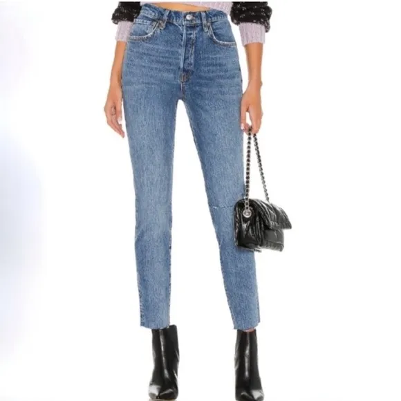 Free People We The Free Raw High-Rise Jegging In Sierra Wash