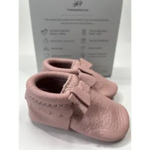 Freshly Picked Bow Moccasins Blush Pink Shoes Size 3