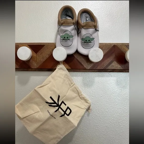 Freshly Picked moccasins shoes toddler baby Star Wars Disney mandalorian Yoda