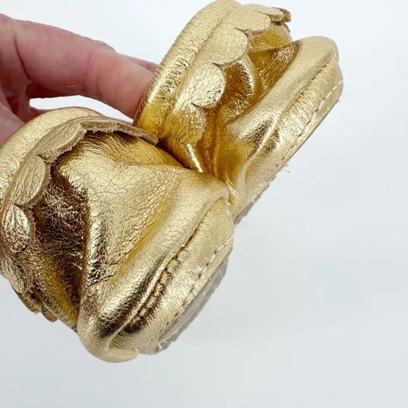 Freshly Picked Princess Belle Baby Shoes Hard Sole Size 3