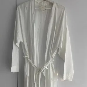 FROU FROU Cotton Robe Peignoir White Medium Loungewear Kimono