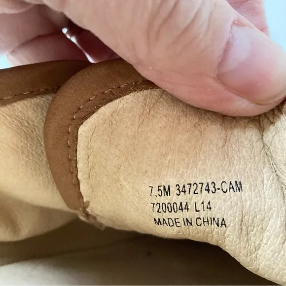Frye Brown Leather CAM Flat Lace Up Shoes