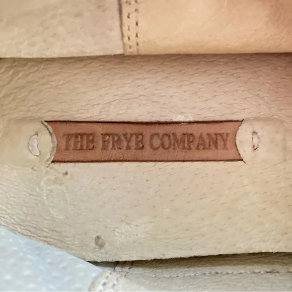 Frye Brown Leather CAM Flat Lace Up Shoes