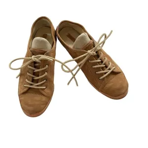 Frye Brown Leather CAM Flat Lace Up Shoes