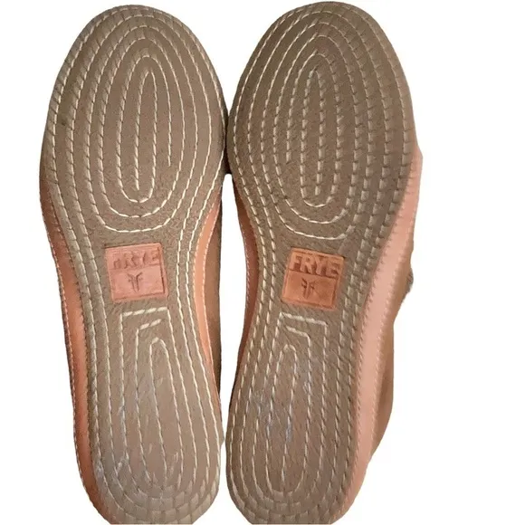 Frye Brown Leather CAM Flat Lace Up Shoes