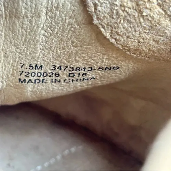 Frye Margaret Bootie Brown Suede Block Heeled Shootie Shoes Womens Size 7.5