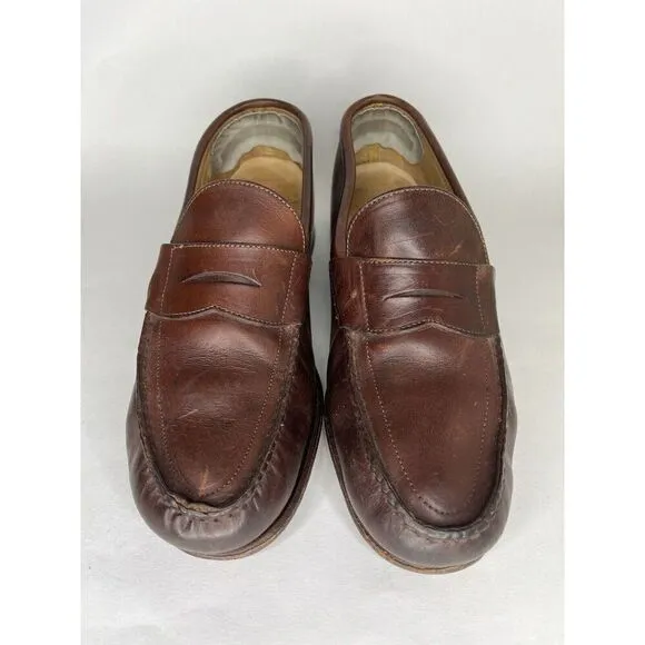 Frye Shoes Loafers Slip Ons Men Size 12M Brown Leather