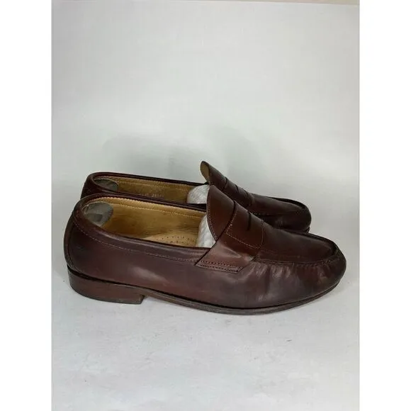 Frye Shoes Loafers Slip Ons Men Size 12M Brown Leather