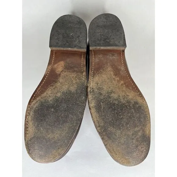 Frye Shoes Loafers Slip Ons Men Size 12M Brown Leather