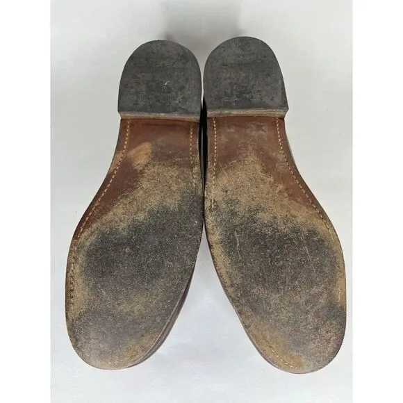 Frye Shoes Loafers Slip Ons Men Size 12M Brown Leather