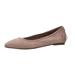 Frye Women's Regina Pointed Toe Leather Ballet Flats Lilac Size 6 1/2