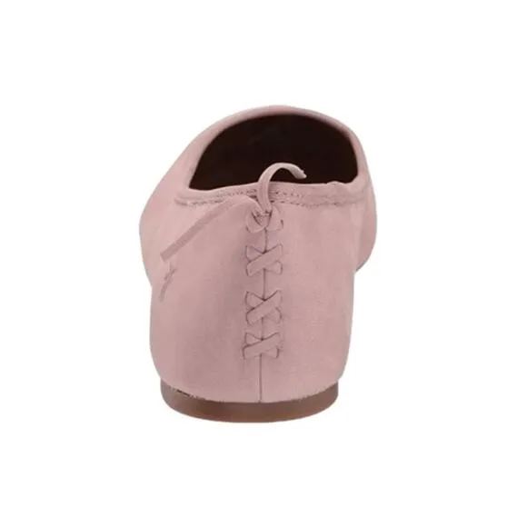 Frye Women's Regina Pointed Toe Leather Ballet Flats Lilac Size 6 1/2