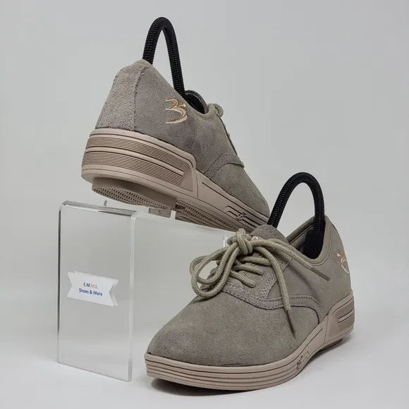 G-Defy Gravity Defyer Comfort Fit Beige Suede Shoes TB7009FCR-M Women's Size 7