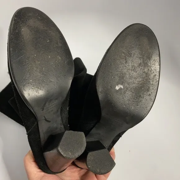 Gabriella Rocha black suede leather boots size 5.5M