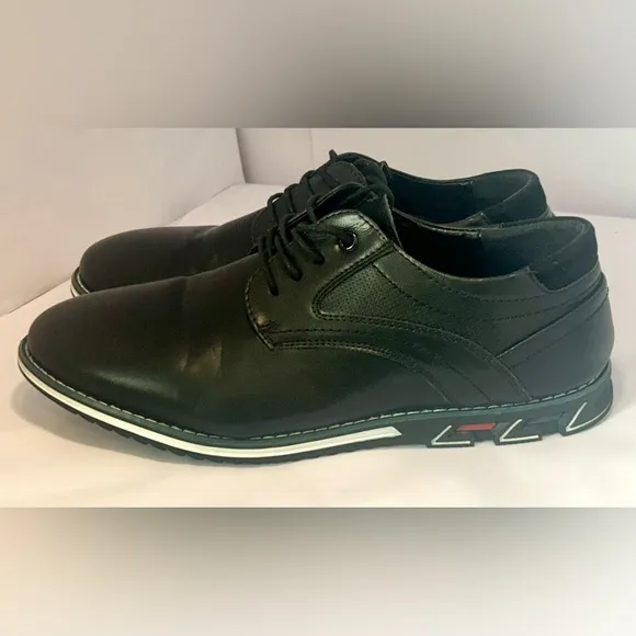 Gatsby Men's Black Leather Shoes Size 12 Excellent condition