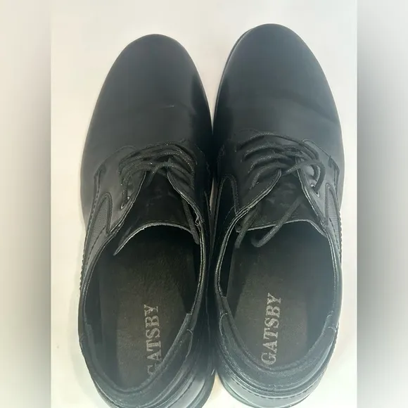 Gatsby Men's Black Leather Shoes Size 12 Excellent condition