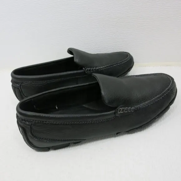 GBX Elite Pebbled Grained Leather Moccasins Men's Footwear Shoes Sz 10 M