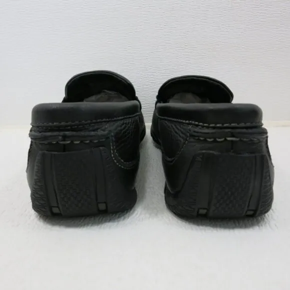 GBX Elite Pebbled Grained Leather Moccasins Men's Footwear Shoes Sz 10 M