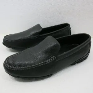 GBX Elite Pebbled Grained Leather Moccasins Men's Footwear Shoes Sz 10 M