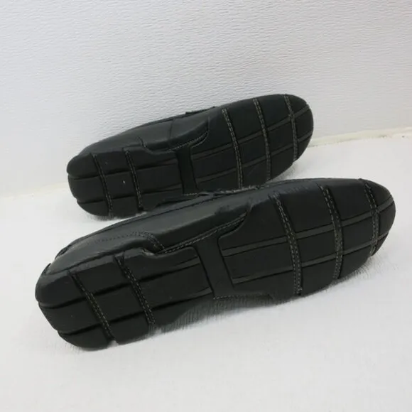 GBX Elite Pebbled Grained Leather Moccasins Men's Footwear Shoes Sz 10 M