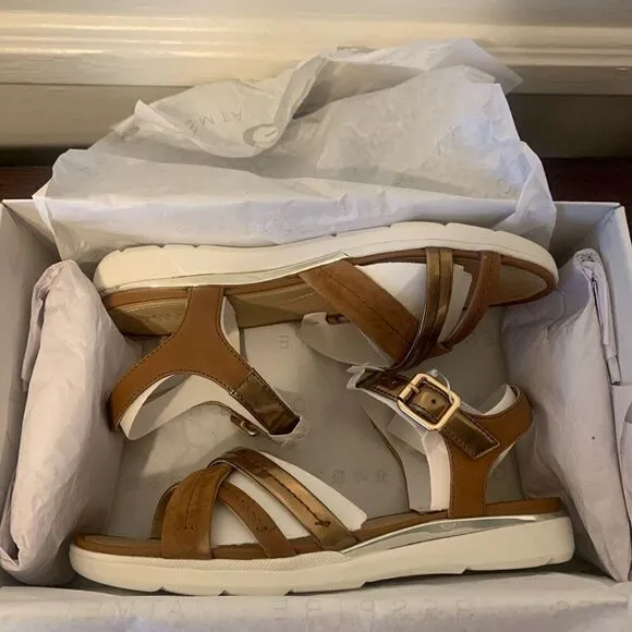 Geox hiver 4 strappy comfy leather waterproof lightweight sandal size  9