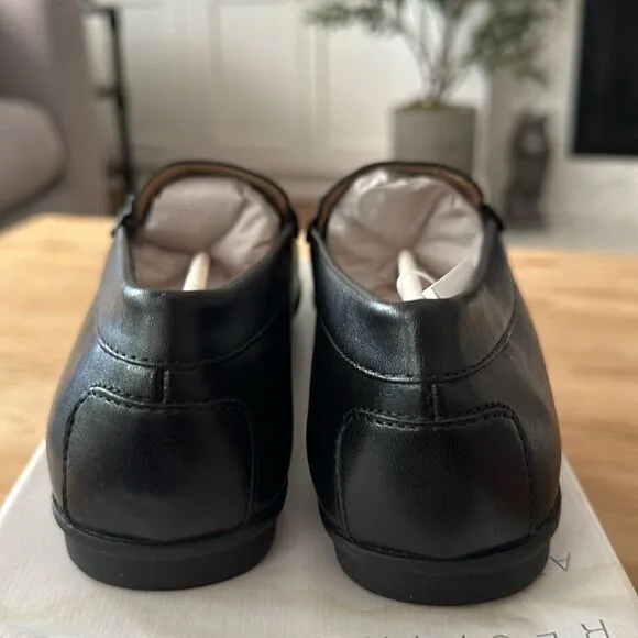 Geox Respira ELIDIA Leather Loafer Black Color NEW in box Women’s 9 US/ 39 EU