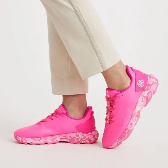 G/FORE WOMENS CAMO SOLE MG4  PLUS GOLF SHOES KNOCKOUT PINK SIZE 7 NEW