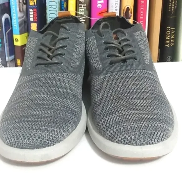 G.H. BASS CONNER KT GRAY COMFORT STRETCH OXFORD SHOES SIZE 8.5 NWT