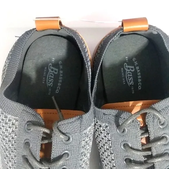 G.H. BASS CONNER KT GRAY COMFORT STRETCH OXFORD SHOES SIZE 8.5 NWT