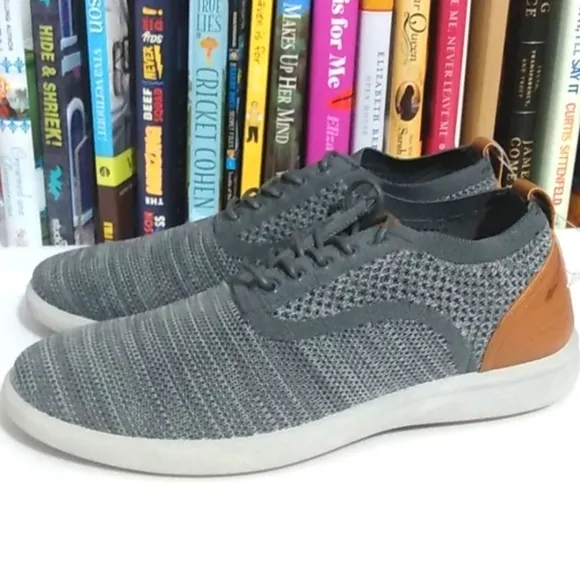 G.H. BASS CONNER KT GRAY COMFORT STRETCH OXFORD SHOES SIZE 8.5 NWT