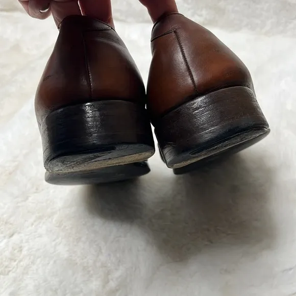 Giorgio Armani Leather Loafers SZ 45