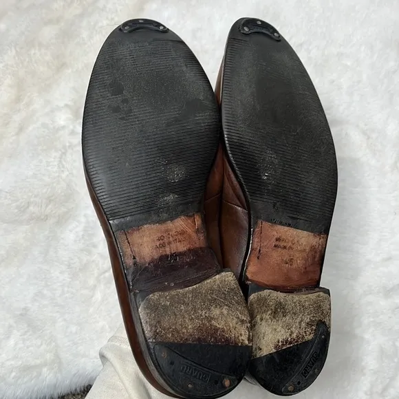 Giorgio Armani Leather Loafers SZ 45
