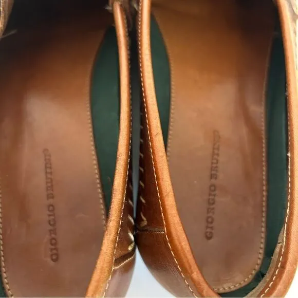 Giorgio Brutini shoes size 12. Aruba Tan loafers