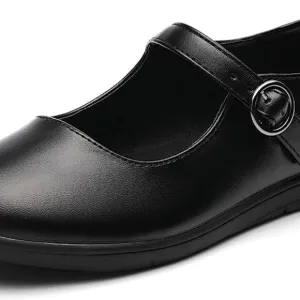 Girls Mary Jane Flats School Uniform Dress Shoes