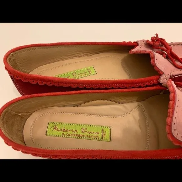 Goffredo Fantini  Red Loafers Size 39