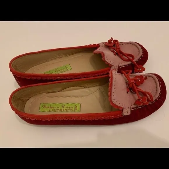Goffredo Fantini  Red Loafers Size 39