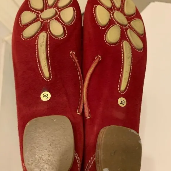 Goffredo Fantini  Red Loafers Size 39