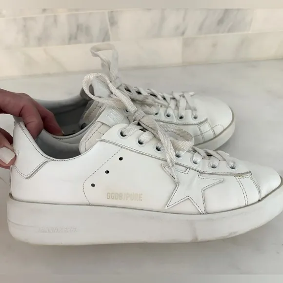 Golden Goose Pure Star Women's White Sneakers