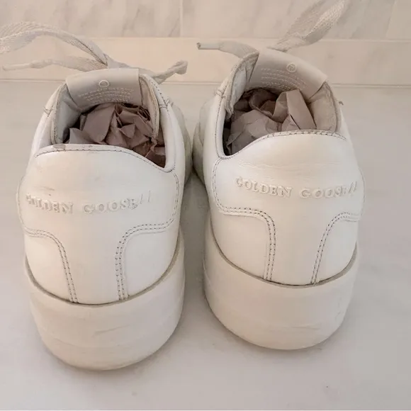 Golden Goose Pure Star Women's White Sneakers
