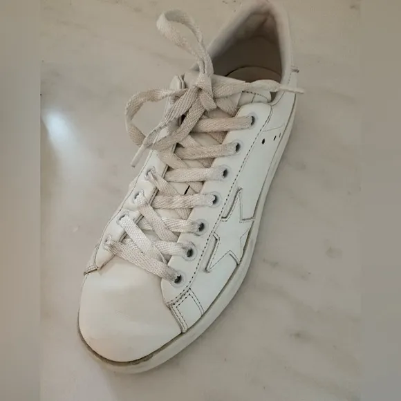 Golden Goose Pure Star Women's White Sneakers