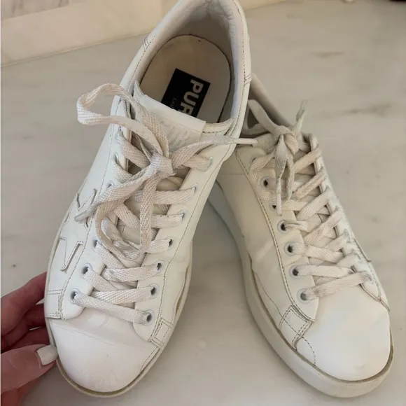 Golden Goose Pure Star Women's White Sneakers