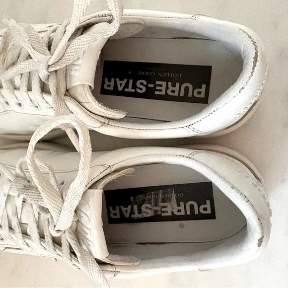 Golden Goose Pure Star Women's White Sneakers