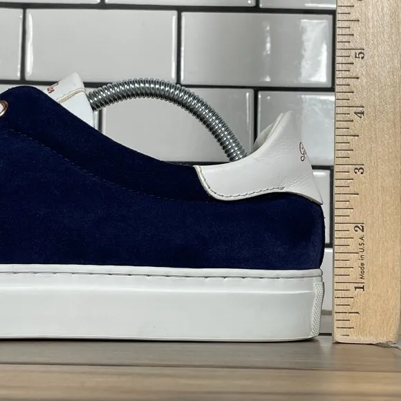 Good Man Brand Legend Mens Size 10.5 Shoes Blue Suede Russell Wilson Sneakers