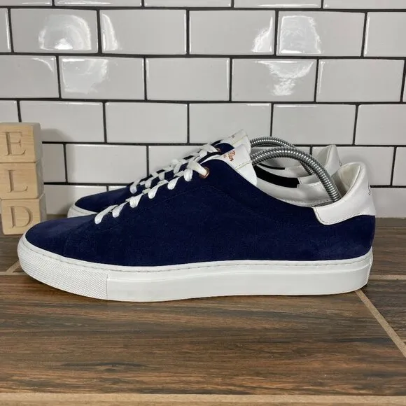 Good Man Brand Legend Mens Size 10.5 Shoes Blue Suede Russell Wilson Sneakers