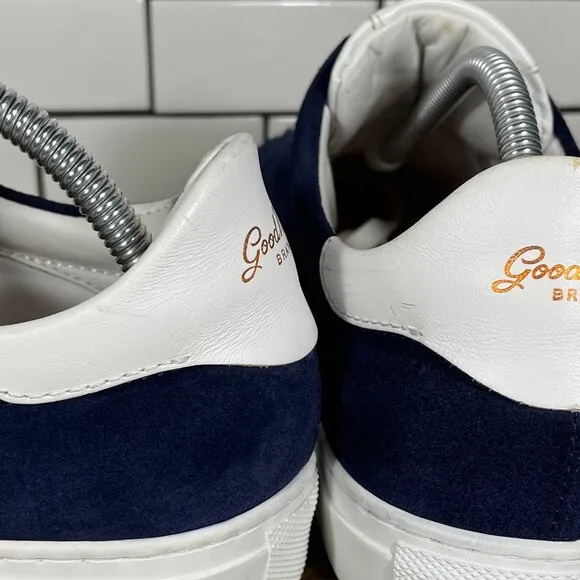 Good Man Brand Legend Mens Size 10.5 Shoes Blue Suede Russell Wilson Sneakers