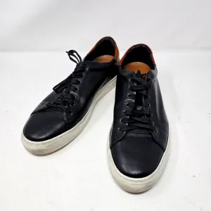 Goodman Brand Men's Shoes Legend Z Lo Sneaker Size 11.5 Black‎ Leather Italy.