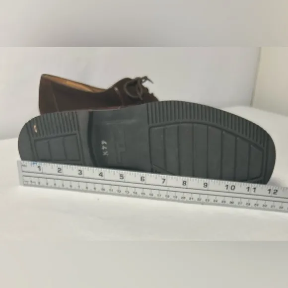 Gorgeous Italian Men’s Shoes Size 11 | Brown Suede with Raised Lines